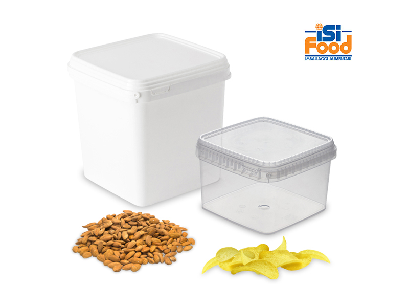 1 pezzo Contenore per alimenti con coperchio, organizer in plastica trasparente a prova di perde per preparazione dei pasti, pranzo, l'organizzazione della cucina | SHEIN ALIA