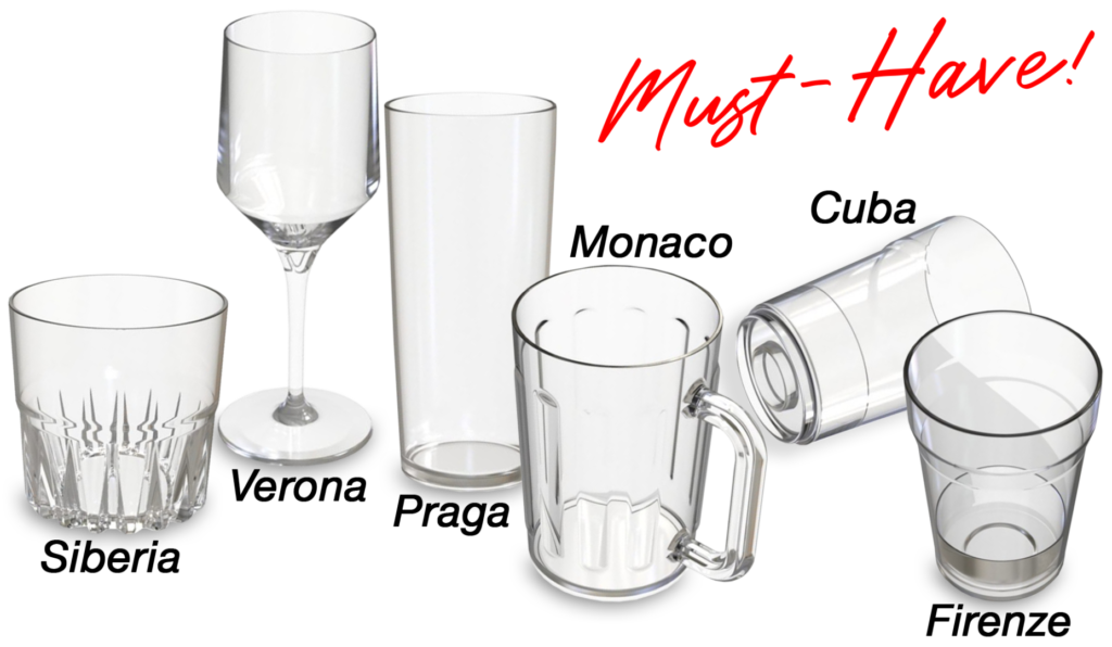 Bicchieri per birra in plastica dura - ISI Plast S.p.A.