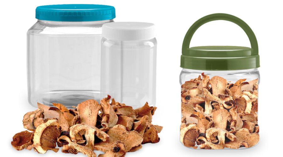 PET per funghi secchi